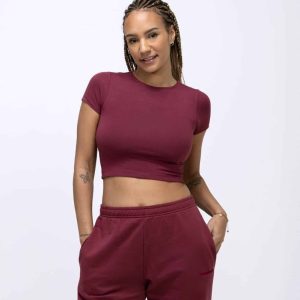 BABY TEE - RUBY RED