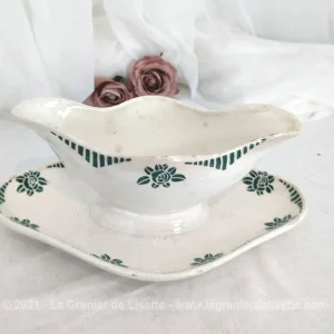 Saucière verte Lucette Choisy le Roi